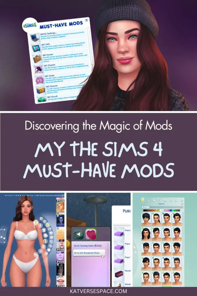 My Sims 4 Must-Have Mods Pin