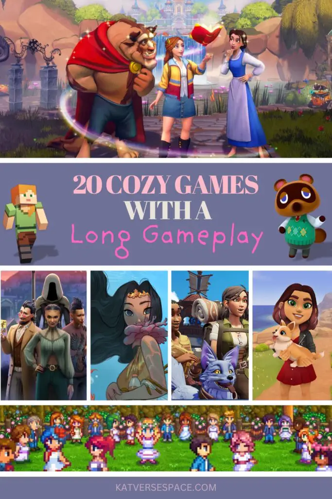 Cozy Games with Long Playtime Pin