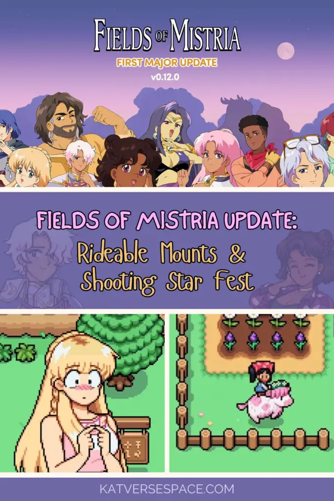 Fields of Mistria Update