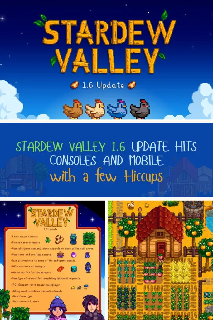 Stardew Valley 1.6 update